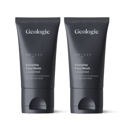 Geologie Salicylic Acid Face Wash Skin Care Geologie 60 ml Unscented 2-Pack