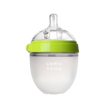 Biberon en silicone Comotomo vert 150 ml