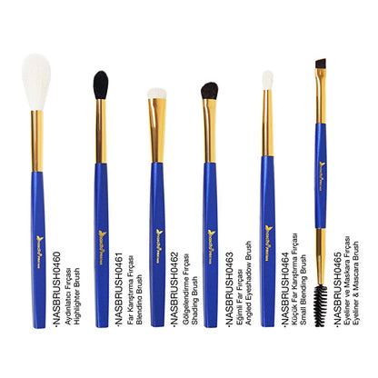 Kit de pinceaux de maquillage Nascita - Ensemble de 6 pinceaux professionnels pour un usage quotidien