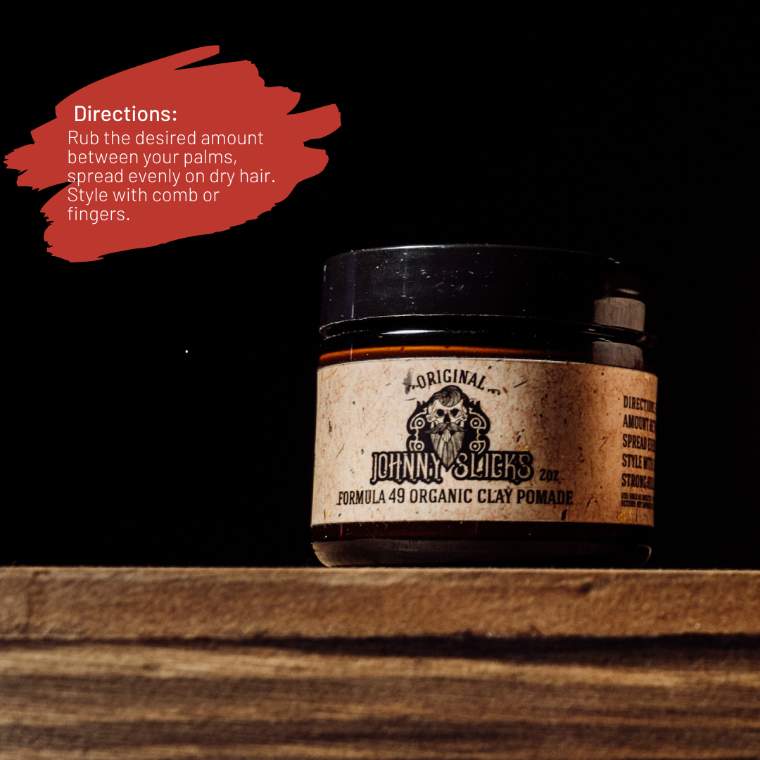Johnny Slicks Formula 49 Organic Hair Clay Johnny Slicks
