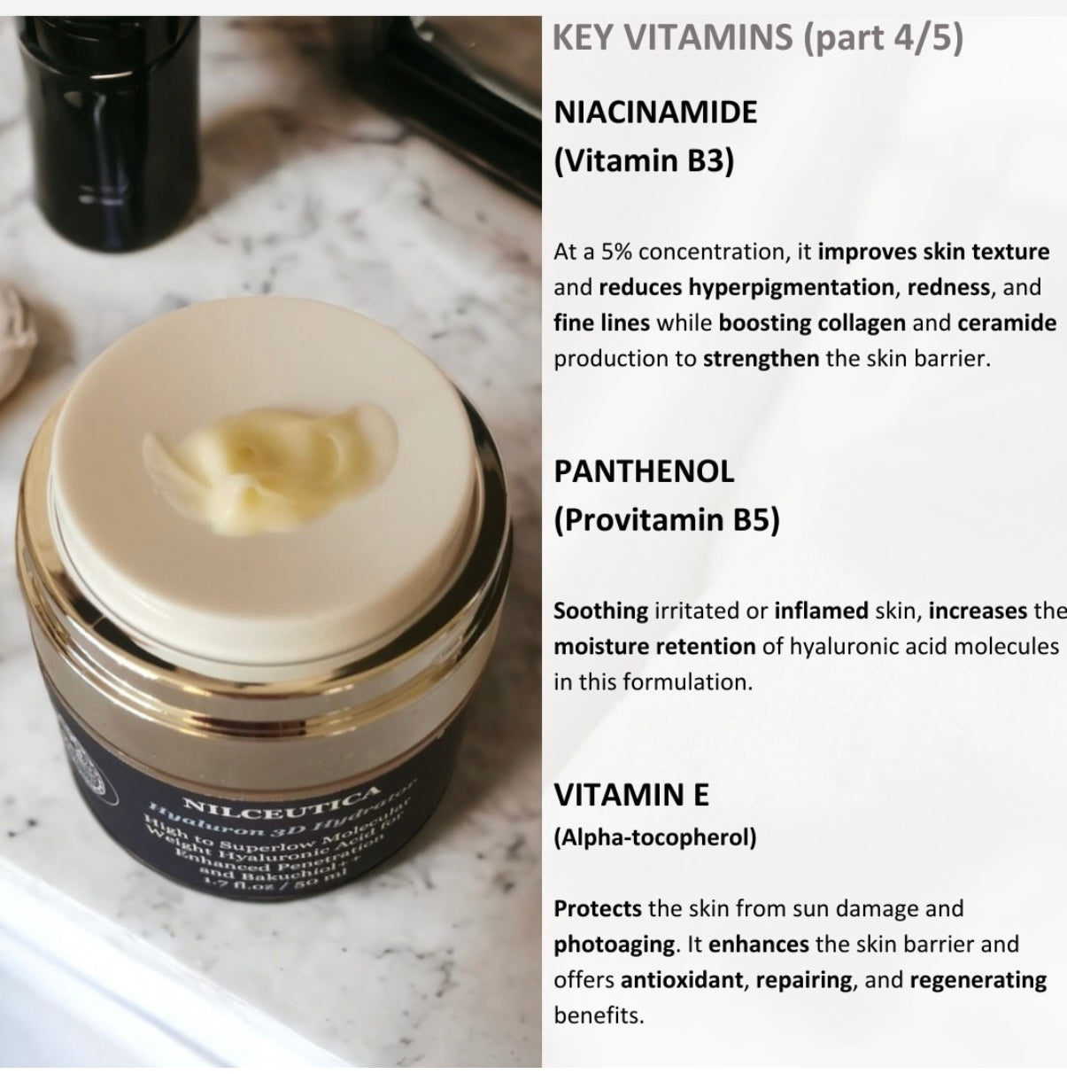 NILCEUTICA Hyaluron 3D Hydrator Multi Lamellar Emulsion The Advanced Response Face and Neck Cream-Serum Anti-aging Best Anti-aging Moisturizer for Dry skin NILCEUTICA