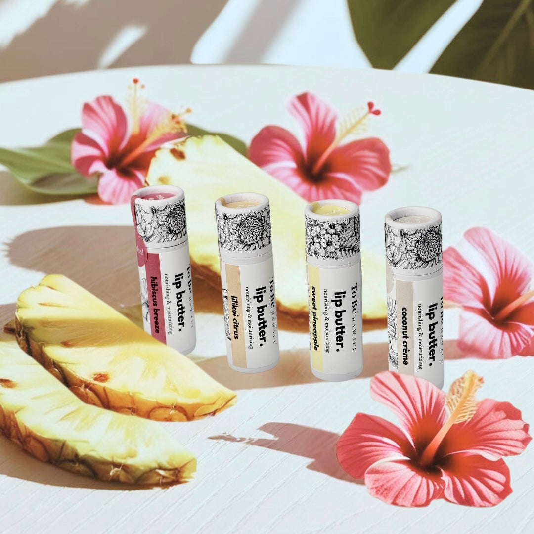 To Be Hawai'i Tropical Flavors Lip Butter Gift Bundle Skin Care To Be Hawai'i