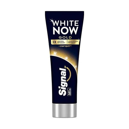 Pasta dental Signal White Now Gold 75ml - Blanqueamiento instantáneo | Eliminación de manchas