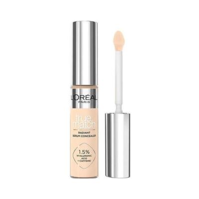 Correcteur Sérum Radiant True Match de L'Oréal Paris - Correcteur léger à l'acide hyaluronique pour les cernes et les imperfections