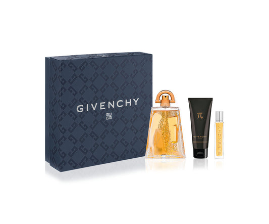 GIVENCHY PI 3 PCS SET FOR MEN: 3.3 EAU DE TOILETTE SPRAY + 0.42 EAU DE TOILETTE SPRAY + 2.5 AFTER SHAVE BALM Men Fragrant Nest