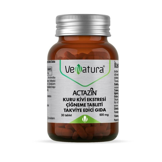 VeNatura Actazin Kiwi Extract Dietary Supplement - 30 Tablets for Digestive Health Support