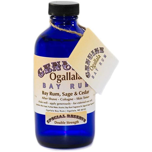 Ogallala Bay Rum, Sage & Cedar Double Strength Pre Shave - After Shave - Skin Toner 8 Oz Pre-Shave After Shave - Skin Toner Pasteur Pharmacy