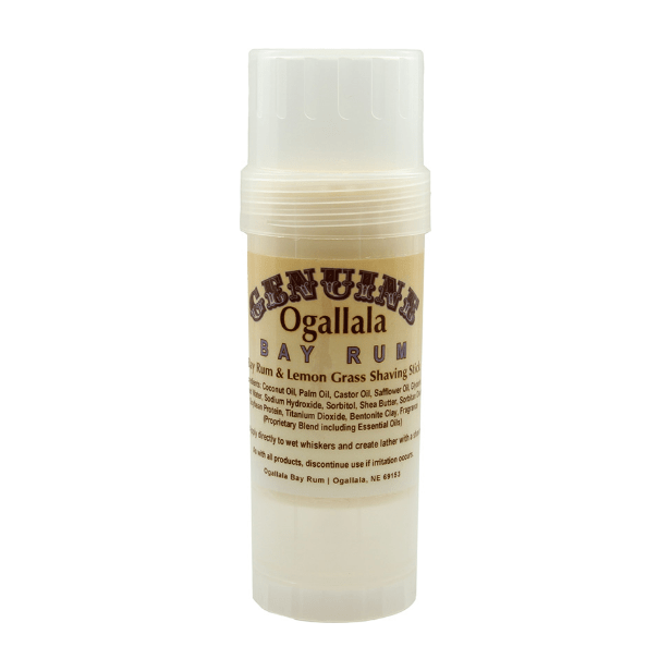 Ogallala Bay Rum & Lemon Grass Shaving Stick 2.5 Oz Shaving Stick Pasteur Pharmacy