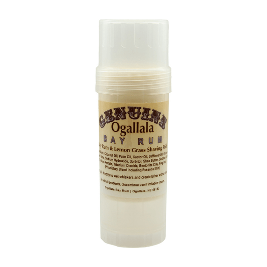 Ogallala Bay Rum & Lemon Grass Shaving Stick 2.5 Oz Shaving Stick Pasteur Pharmacy