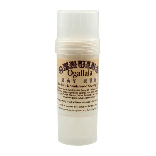 Ogallala Bay Rum & Sandalwood Shaving Stick 2.5 Oz Shaving Stick Pasteur Pharmacy
