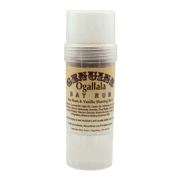 Ogallala Bay Rum & Vanilla Shaving Stick 2.5 Oz Shaving Stick Pasteur Pharmacy