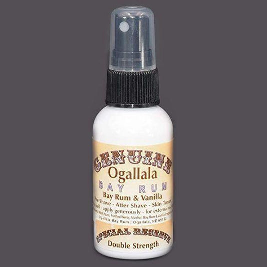 Ogallala Bay Rum & Vanilla Pre Shave - After Shave - Skin Toner 2 Oz Pre-Shave After Shave - Skin Toner Spray Pasteur Pharmacy