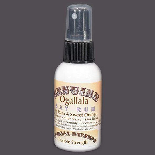 Ogallala Bay Rum & Sweet Orange Double Strength Pre Shave - After Shave - Skin Toner 2 Oz Pre-Shave After Shave - Skin Toner Spray Pasteur Pharmacy