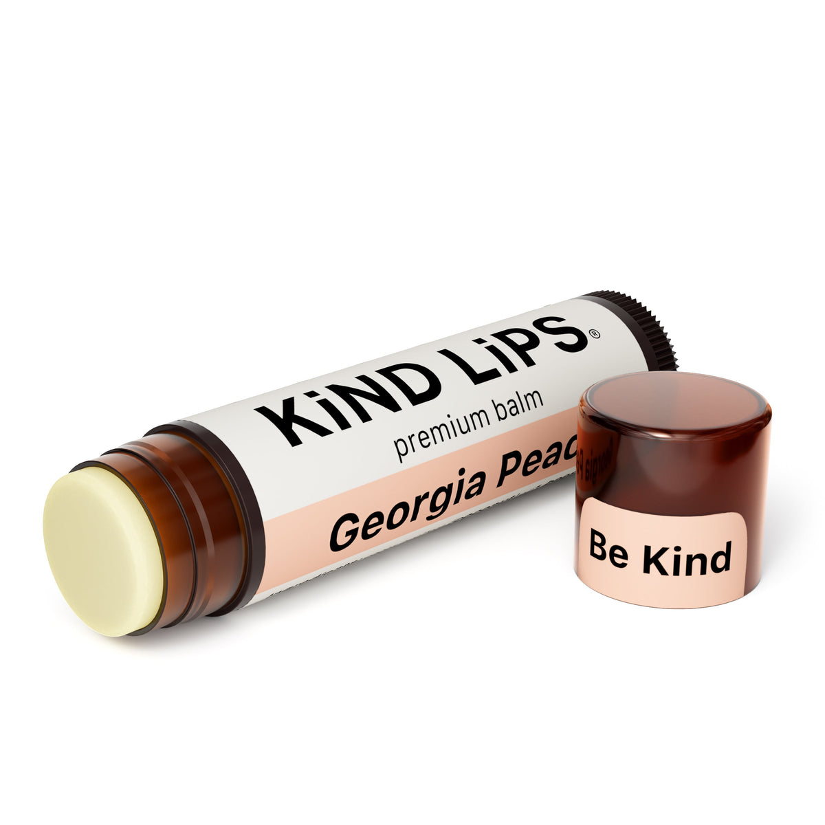 Kind Lips Georgia Peach Organic Lip Balm Lip Balm Kind Lips Single Pack