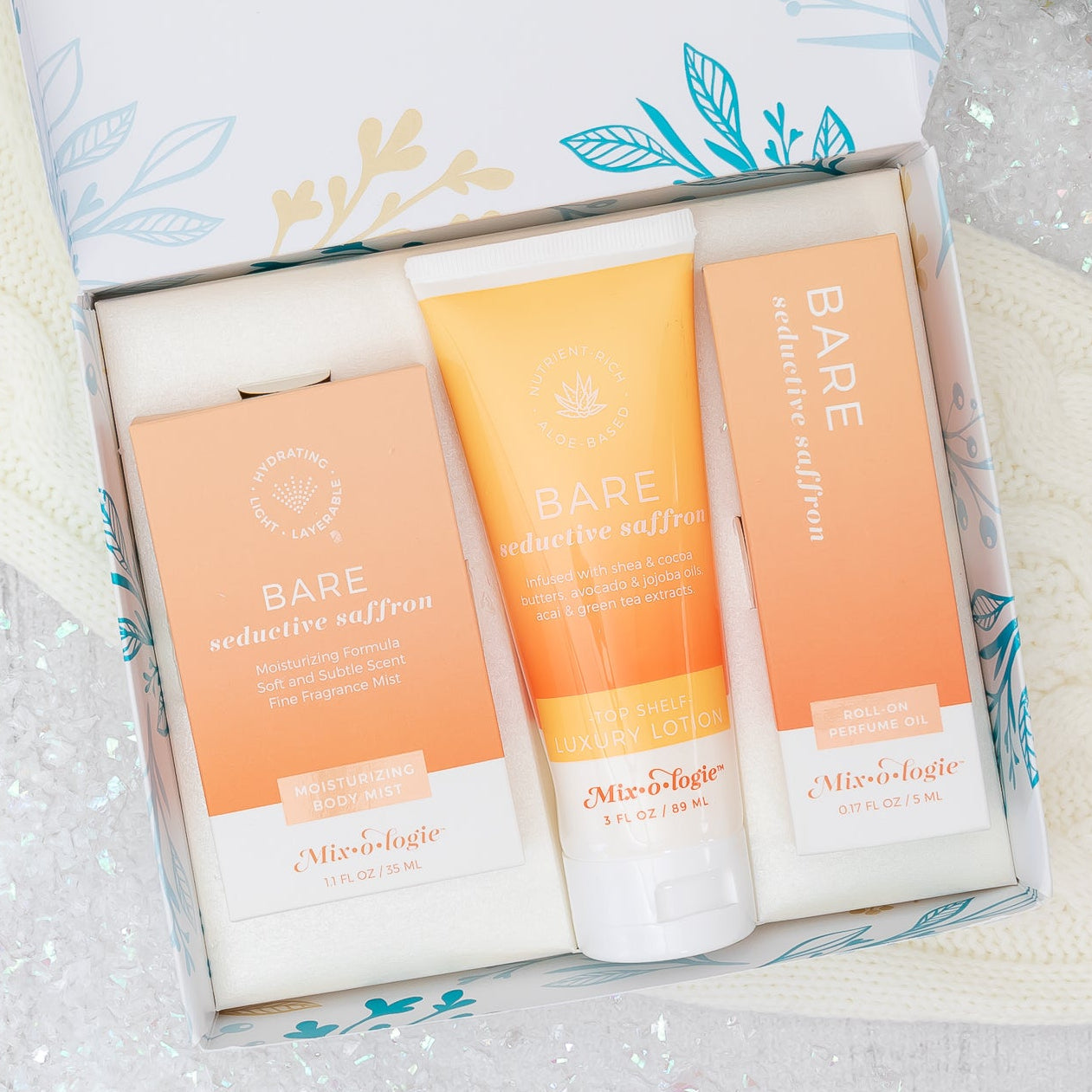 Bare (Seductive Saffron) | Gift Set Trio Box Gift Set MIXOLOGIE
