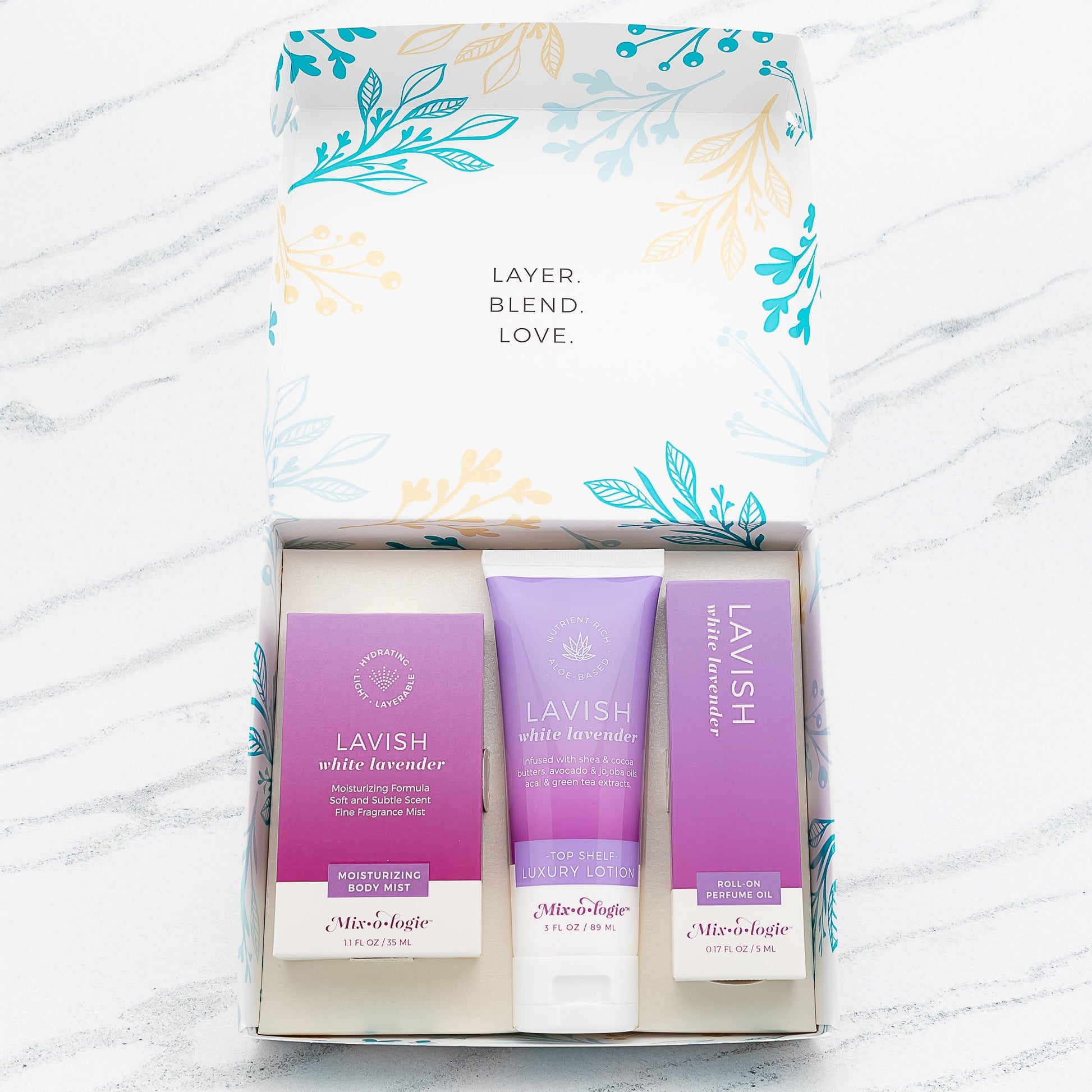Lavish (white lavender) | Gift Set Trio Box Gift Set MIXOLOGIE