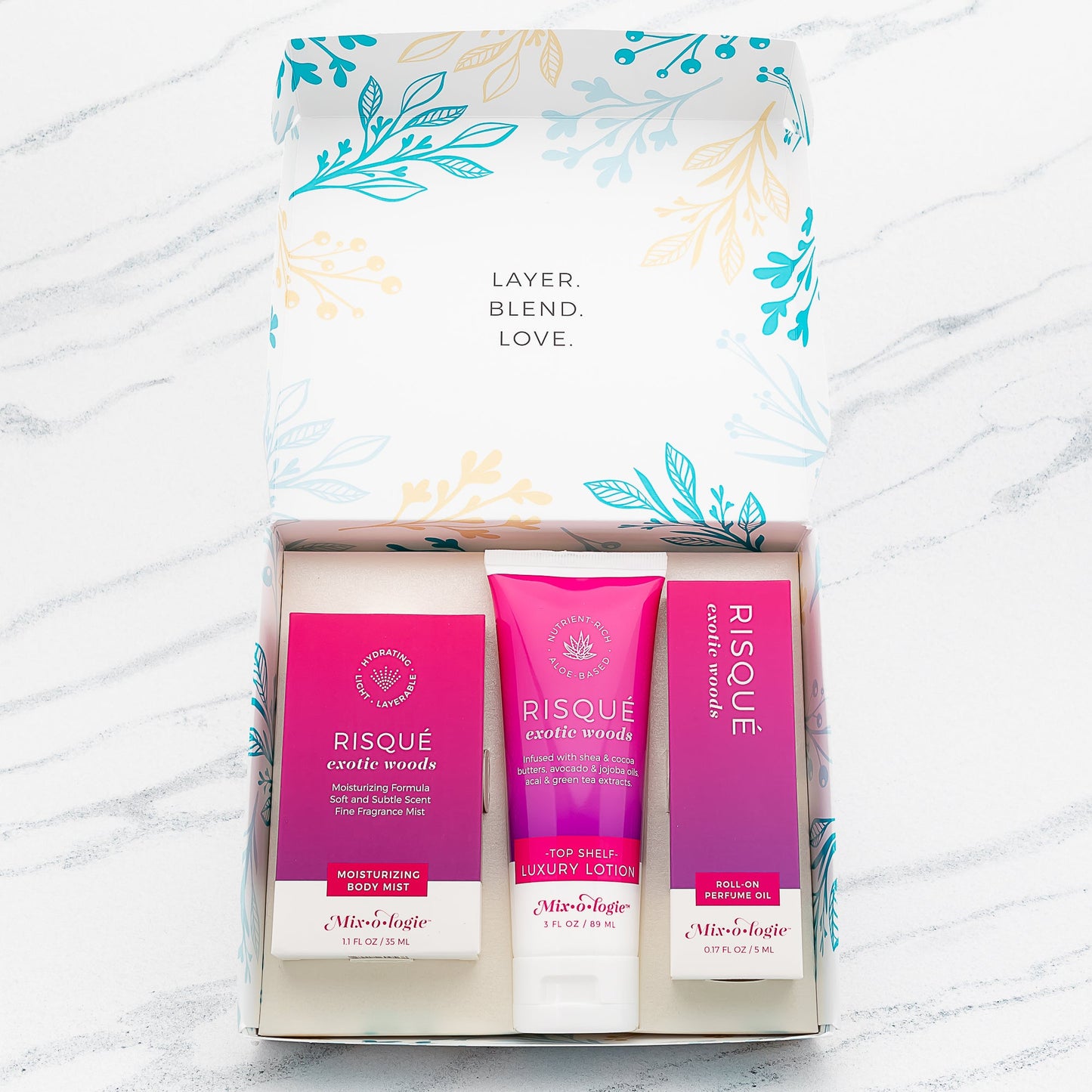 Risque (exotic woods) | Gift Set Trio Box Gift Set MIXOLOGIE