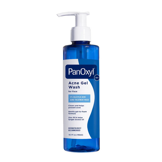 PanOxyl 2% Salicylic Acid Acne Treatment Gel Wash 6.5 Oz Facial Cleansers Pasteur Pharmacy