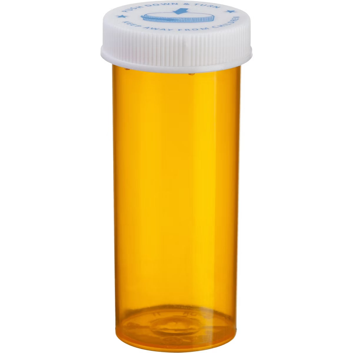 ColorSafe Amber Prescription Vial, 8 Dram, with Child-Resistant (CRC) Cap Medical Supplies Pasteur Pharmacy