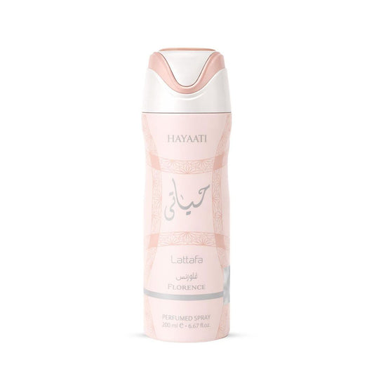 Lattafa Hayaati Florence Perfumed Body Spray for Women, 200 ml/6.67 fl.oz.
