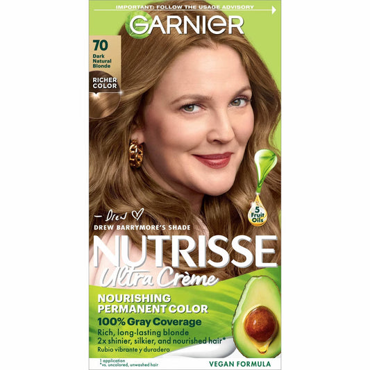 Garnier Nutrisse Ultra Color Nourishing Color Creme 70 Dark Natural Blonde Hair Color Pasteur Pharmacy