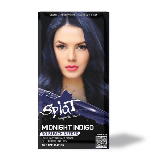 Splat Midnight Indigo Hair Color Kit Semi-Permanent Hair Color Pasteur Pharmacy