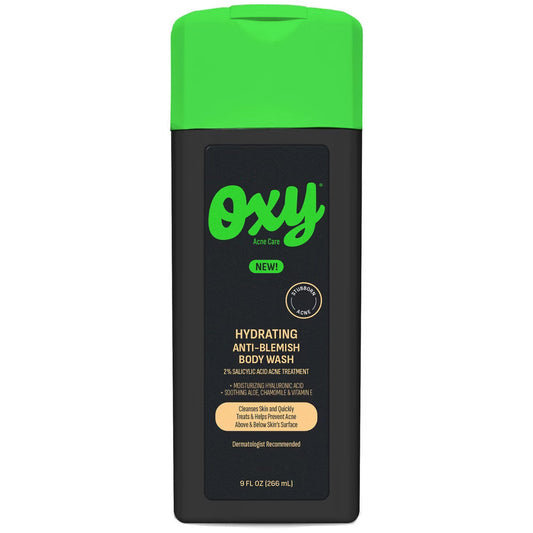 Oxy 2% Salicylic Acid Stubborn Acne Anti-Blemish Body Wash - 9 fl oz Body Wash Pasteur Pharmacy