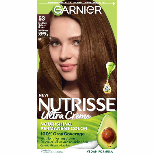 Garnier Nutrisse Ultra Color Nourishing Color Creme 53 Medium Golden Brown Hair Color Pasteur Pharmacy