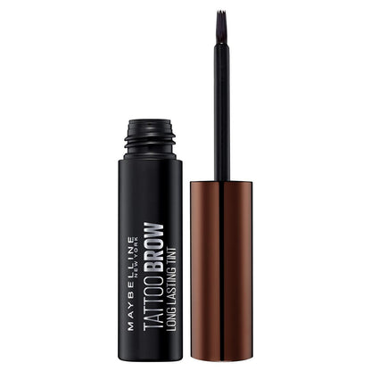 Gel teinté pour sourcils Brow Tattoo de Maybelline - Gel teinté longue durée pour des sourcils parfaits, brun foncé