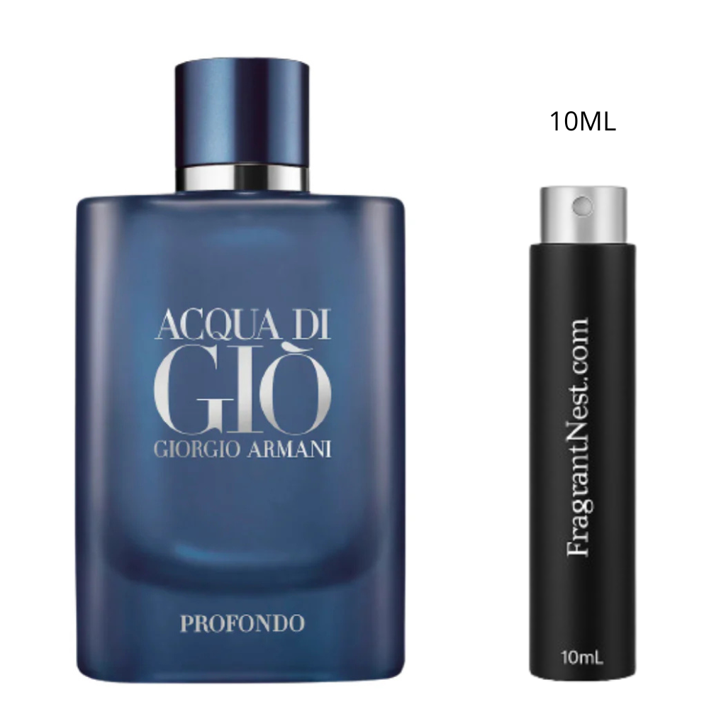 Giorgio Armani Acqua Di Gio Profondo EDP Sample | Travel Spray 1ml–10ml ...