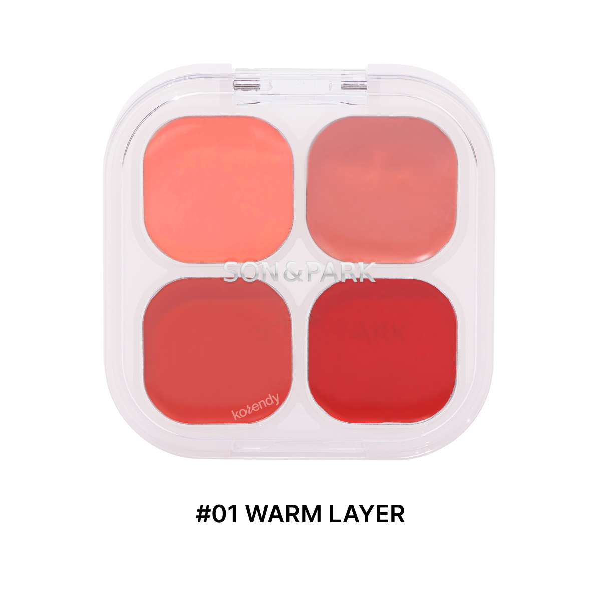 Son & Park Glow Layering Lip & Cheek Palette Warm Layer 4g