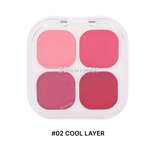 Son & Park Glow Layering Lip & Cheek Palette Cool Layer 4g