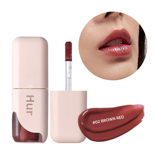 House of Hur Glowy Ampoule Tint Vitamin & Honey Gloss 4.5g #02 Brown Red