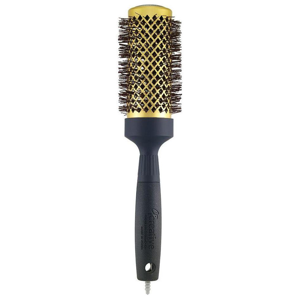 Gold Nano Wavy Ion Ceramic Hair Brush Hair Brush Pasteur Pharmacy 2.5" (CR132-G)
