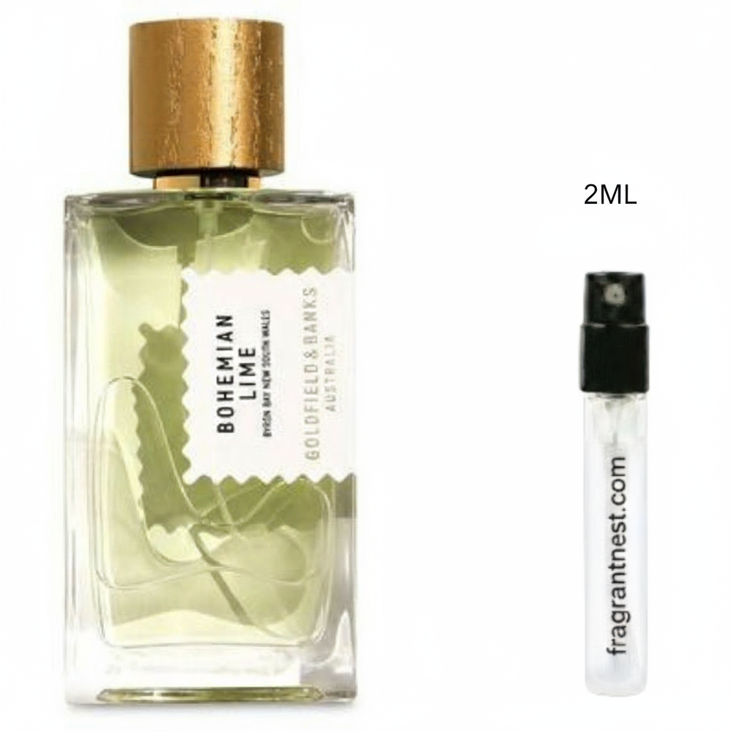 Goldfield & Banks Bohemian Lime Eau De Parfum Travel Spray | Sample Fragrant Nest 2mL Sample (30 Sprays)
