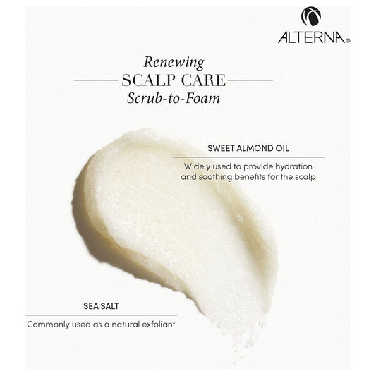 Alterna Renewing Scalp Care Scrub to Foam, 6 Oz Scalp Care Scrub Pasteur Pharmacy