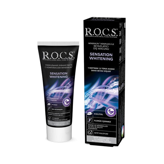 Pasta de dientes R.O.C.S. Sensation Whitening - Extra Blanqueadora | 60 ml