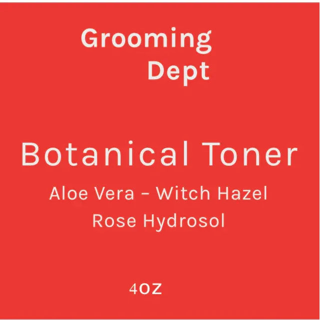 Grooming Dept Rose Hydrosol Botanical Toner 4 Oz Toner Pasteur Pharmacy