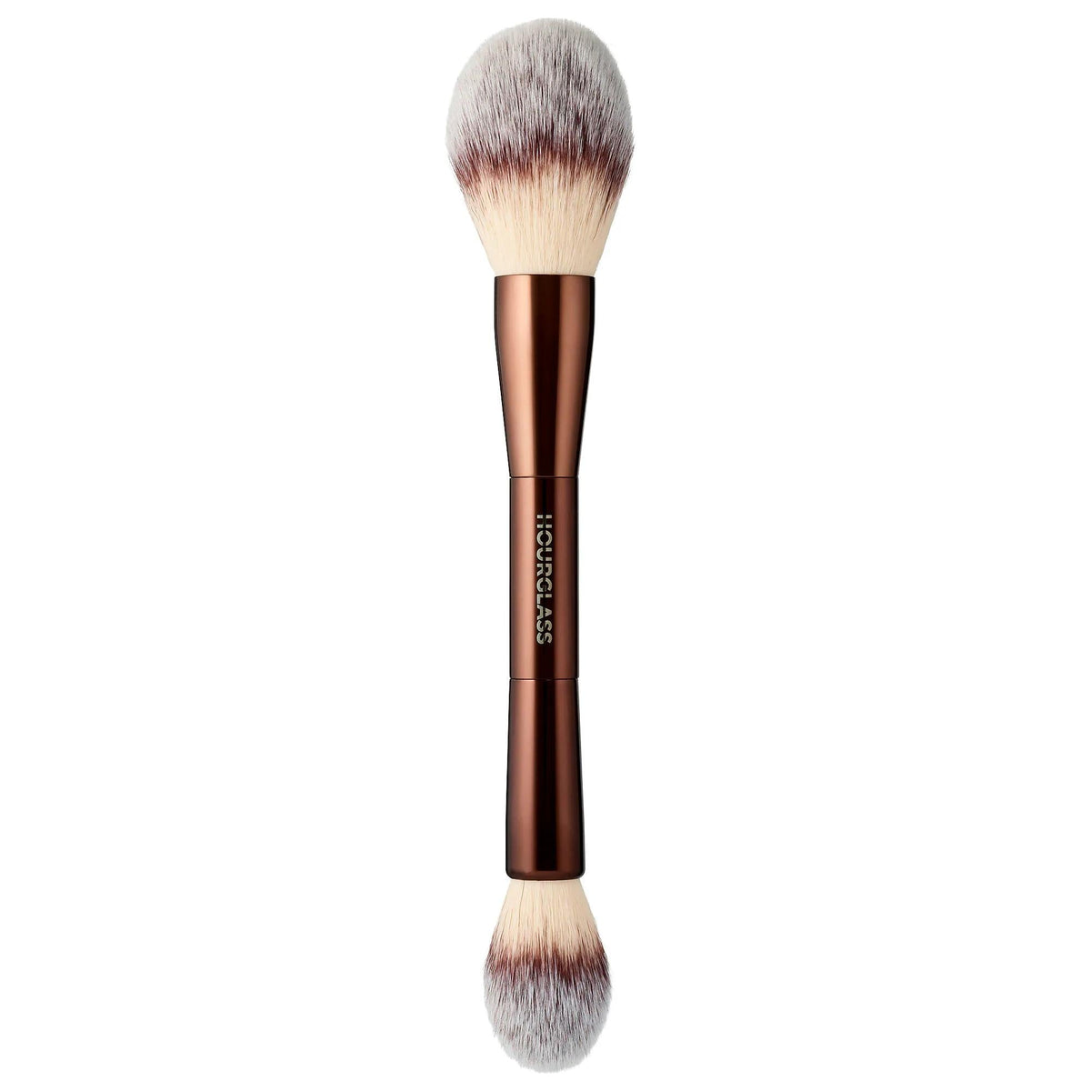 Veil&trade; Powder Brush: Double-Ended Makeup Brush for Flawless Setting | Cruelty-Free, Synthetic Taklon Bristles