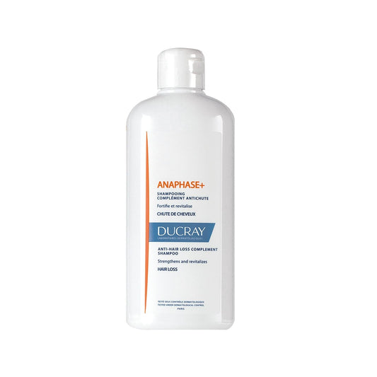 Shampoing antichute Ducray Anaphase+ - 400 ml, testé sous contrôle dermatologique, favorise une chevelure plus saine