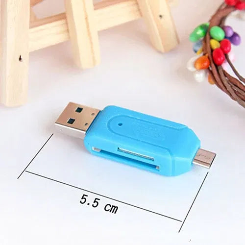 Color: PURPLE - Pen Drive 2 in 1 USB OTG Card Reader High Speed Flash Drive Real Capacity Memory Stick Suit For Phone ofertas con envio gratis