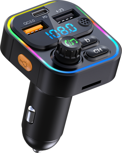 Car Charger & FM Transmitter – 2-in-1 Car Accessory