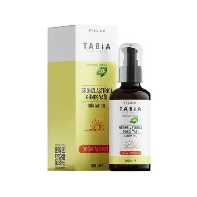 Huile de bronzage naturelle Tabia pour un éclat hâlé - Hydratante et nourrissante aux extraits de graines de sésame, de grenade, de son de riz et de cacao