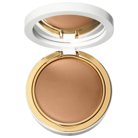 Fenty Beauty Base de maquillaje en crema a polvo: acabado natural, cobertura media, vegana y libre de crueldad animal