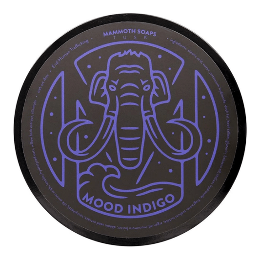House of Mammoth Indigo Shaving Collection Shaving Set Pasteur Pharmacy Shaving Soap 4 oz