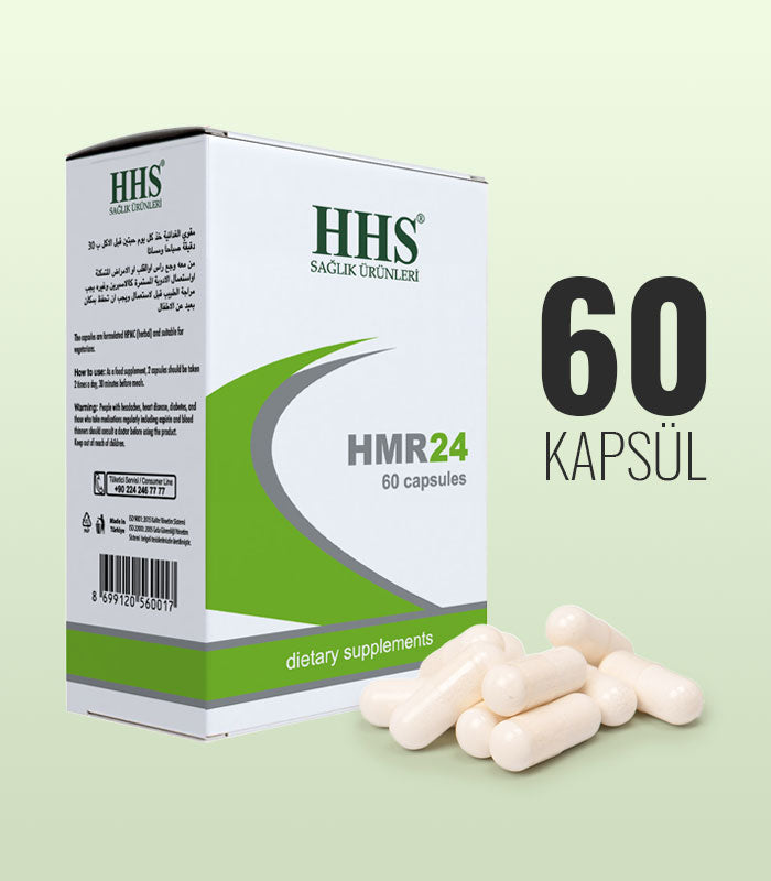 HHS HMR 24 – Natural Herbal Supplement | 60 Capsules | Daily Wellness Support