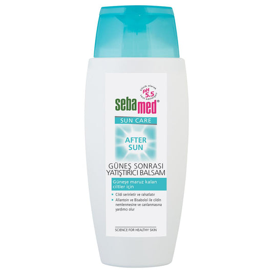 Lait après-soleil Sebamed : apaise les coups de soleil et hydrate intensément la peau grâce à la vitamine E - Répare et rafraîchit la peau abîmée par le soleil