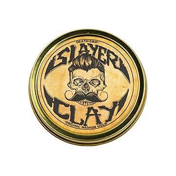 Death Grip Slayer Organic Medium Hold Hair Clay 2 oz Hair Clay Pasteur Pharmacy