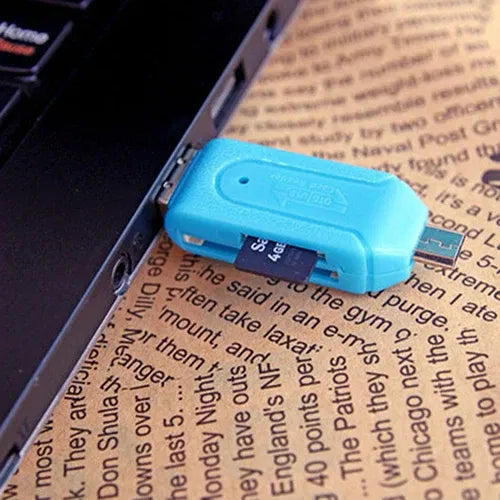 Color: PURPLE - Pen Drive 2 in 1 USB OTG Card Reader High Speed Flash Drive Real Capacity Memory Stick Suit For Phone ofertas con envio gratis