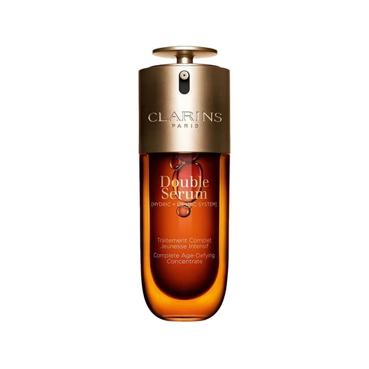 Double Serum de Clarins : Sérum anti-âge avancé pour réduire les rides et sublimer la jeunesse de la peau (75 ml)